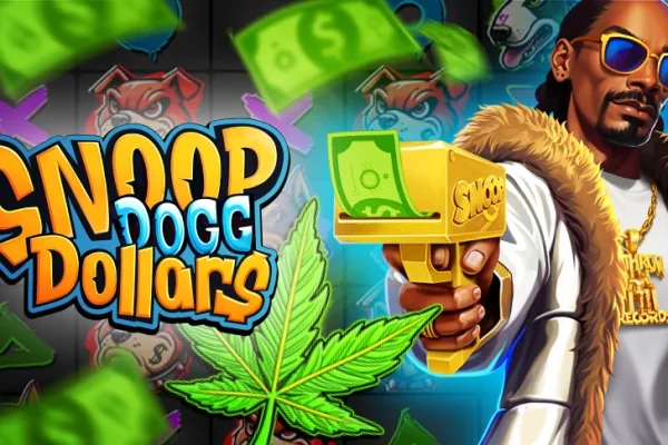 Snoop Dogg Dollars es una tragaperras de BGaming en la que Snoop Dogg sostiene una pistola de dinero dorado